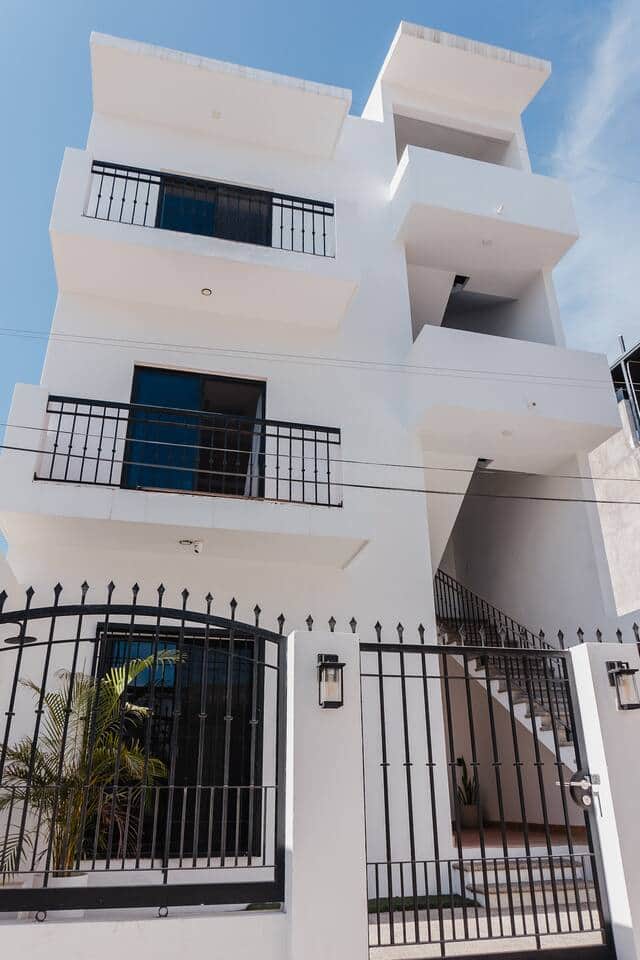 Ola Mita exterior and gated entrance